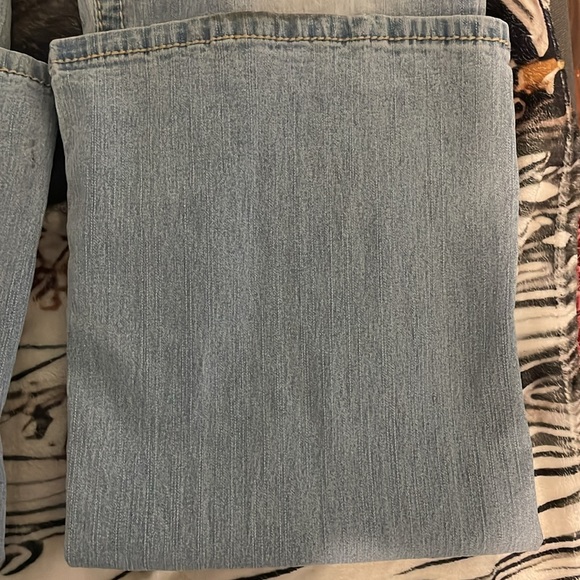 Angels Women's Light Blue Straight Leg Jeans - Picture 5 of 7